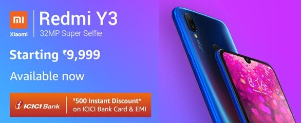 Xiaomi redmi best sale y3 launch date